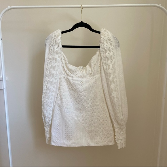 House of CB Marquis Lace Broderie Anglaise Mini Dress - Picture 2 of 7